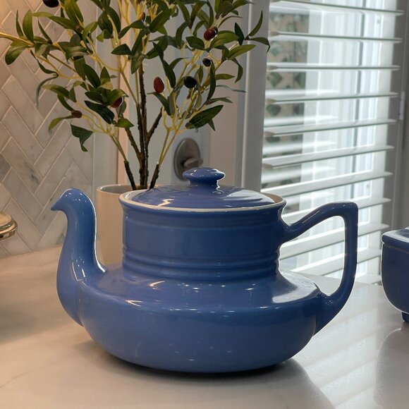 MCM Hall Pottery 1940s Coffeelator Large Coffee Pot - Picture 14 of 16